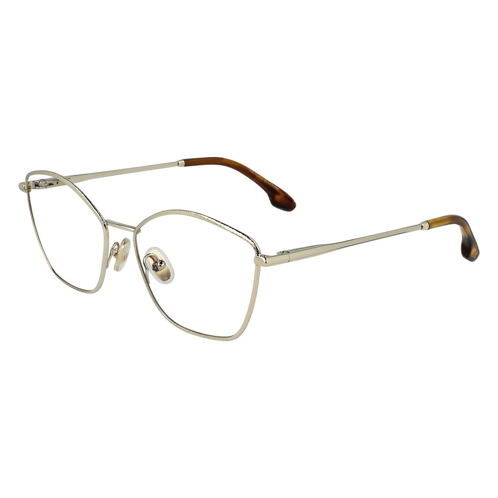 Victoria Beckham Gold Metal Glasses Frames Victoria Beckham