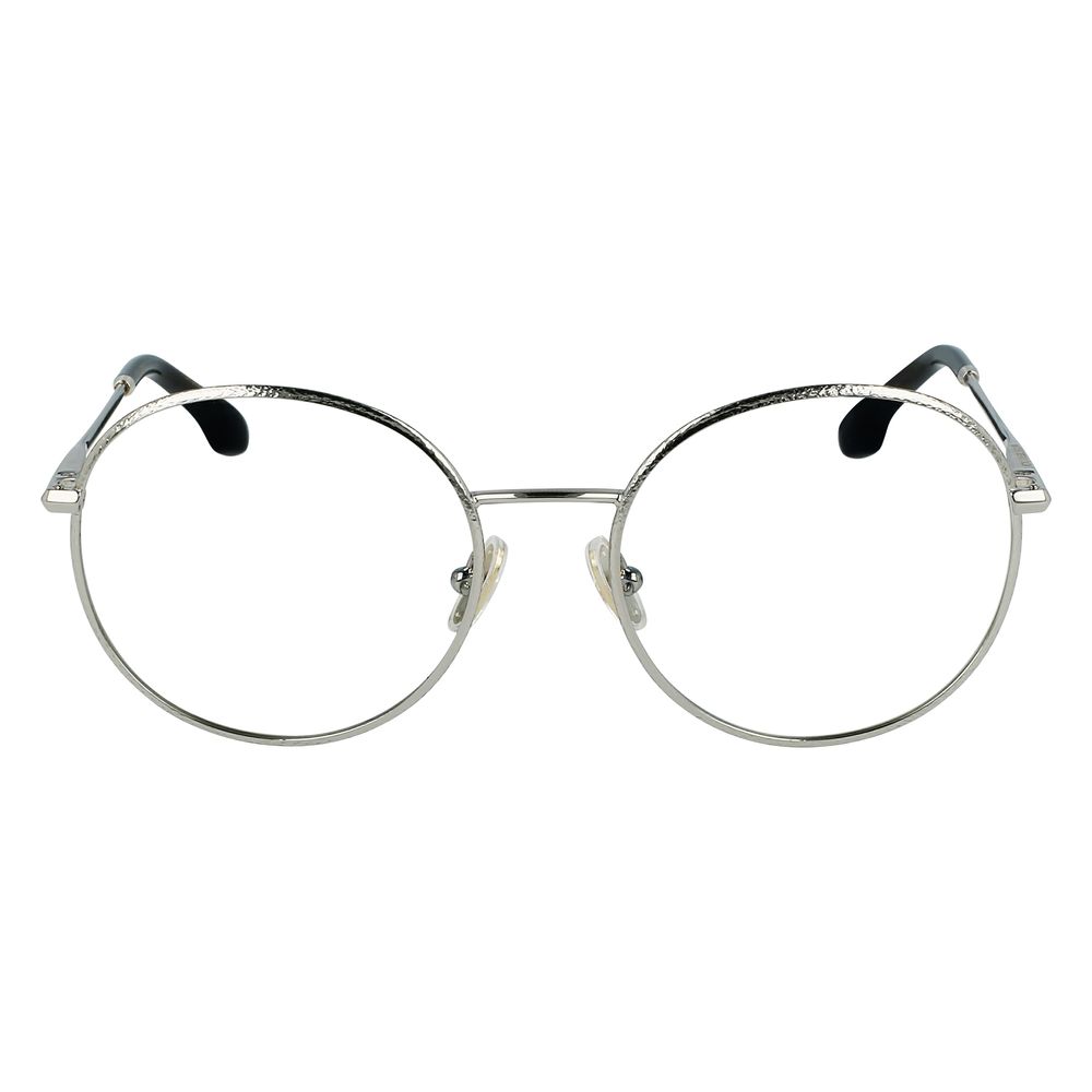 Victoria Beckham Gray Metal Glasses Frames Victoria Beckham