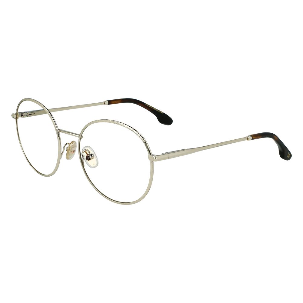 Victoria Beckham Gold Metal Glasses Frames Victoria Beckham
