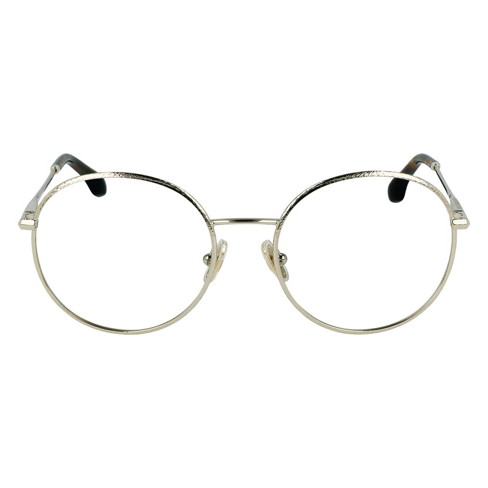 Victoria Beckham Gold Metal Glasses Frames Victoria Beckham