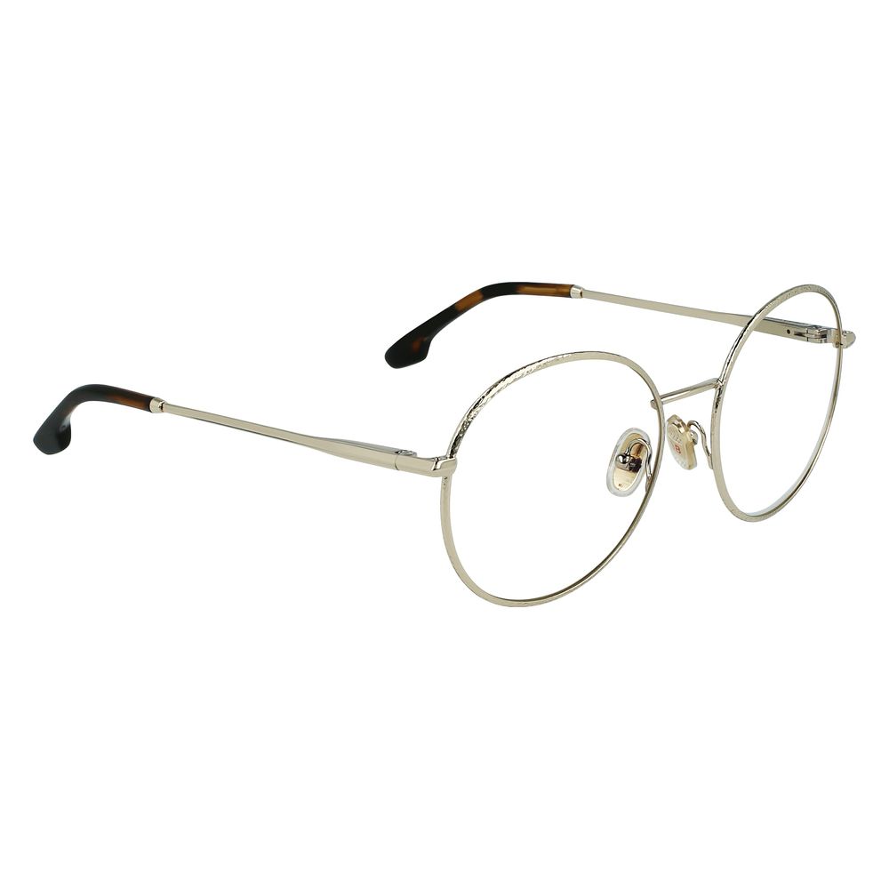 Victoria Beckham Gold Metal Glasses Frames Victoria Beckham