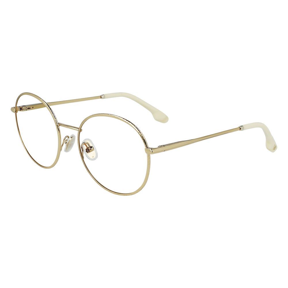 Victoria Beckham Gold Metal Glasses Frames Victoria Beckham