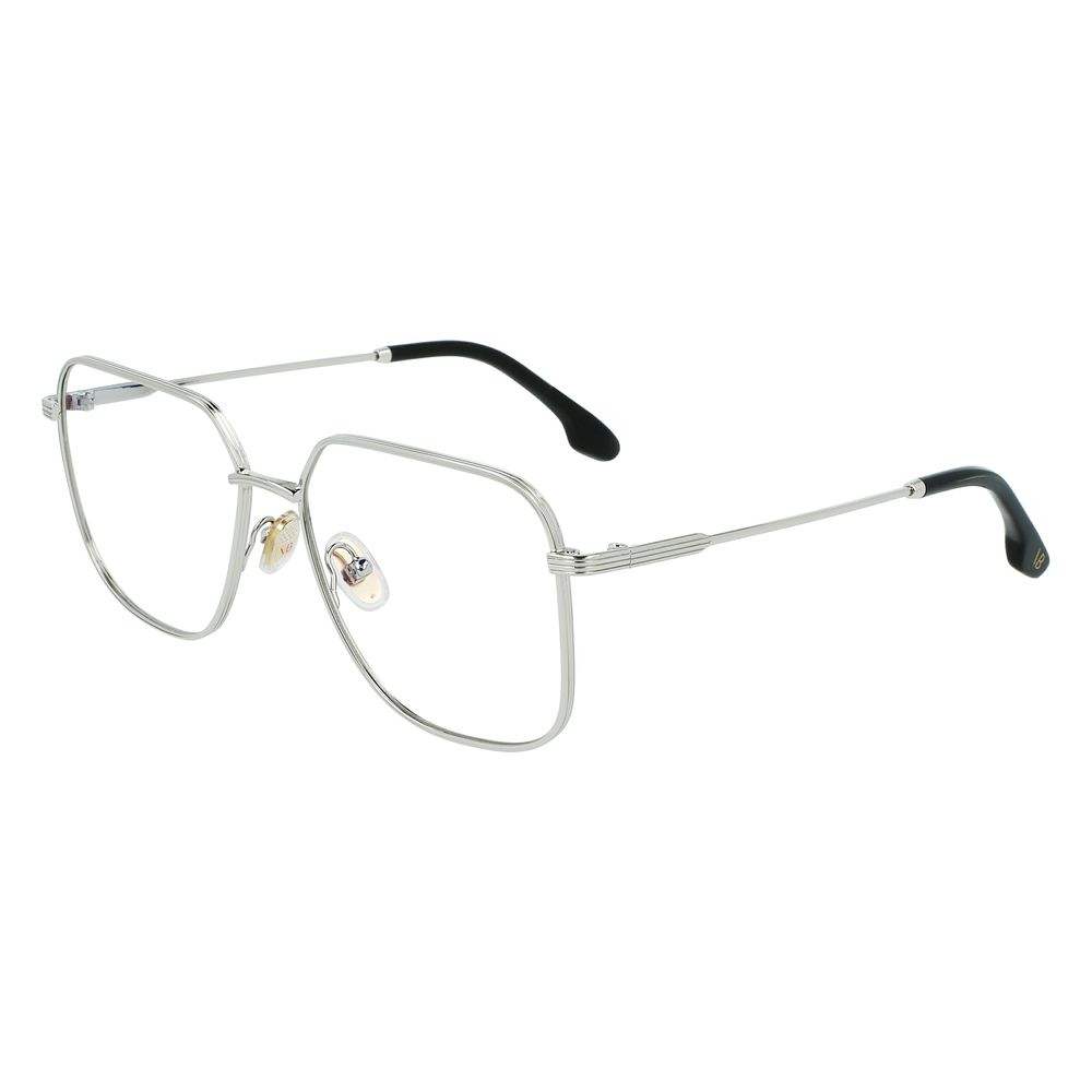 Victoria Beckham Gray Metal Glasses Frames Victoria Beckham