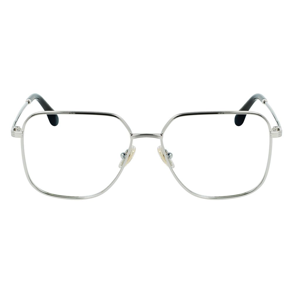 Victoria Beckham Gray Metal Glasses Frames Victoria Beckham