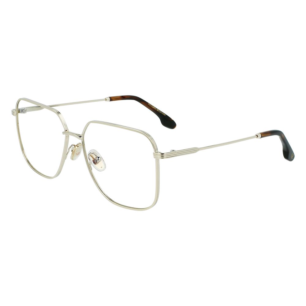 Victoria Beckham Gold Metal Glasses Frames Victoria Beckham