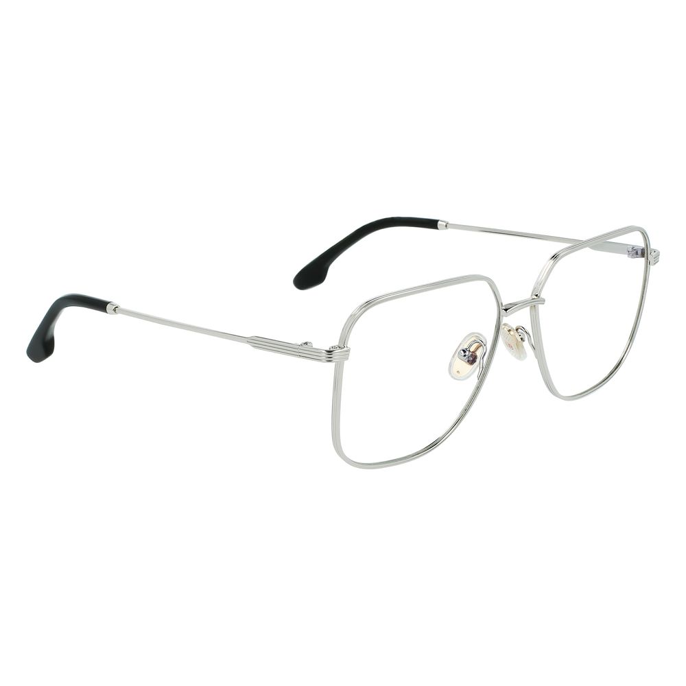 Victoria Beckham Gray Metal Glasses Frames Victoria Beckham