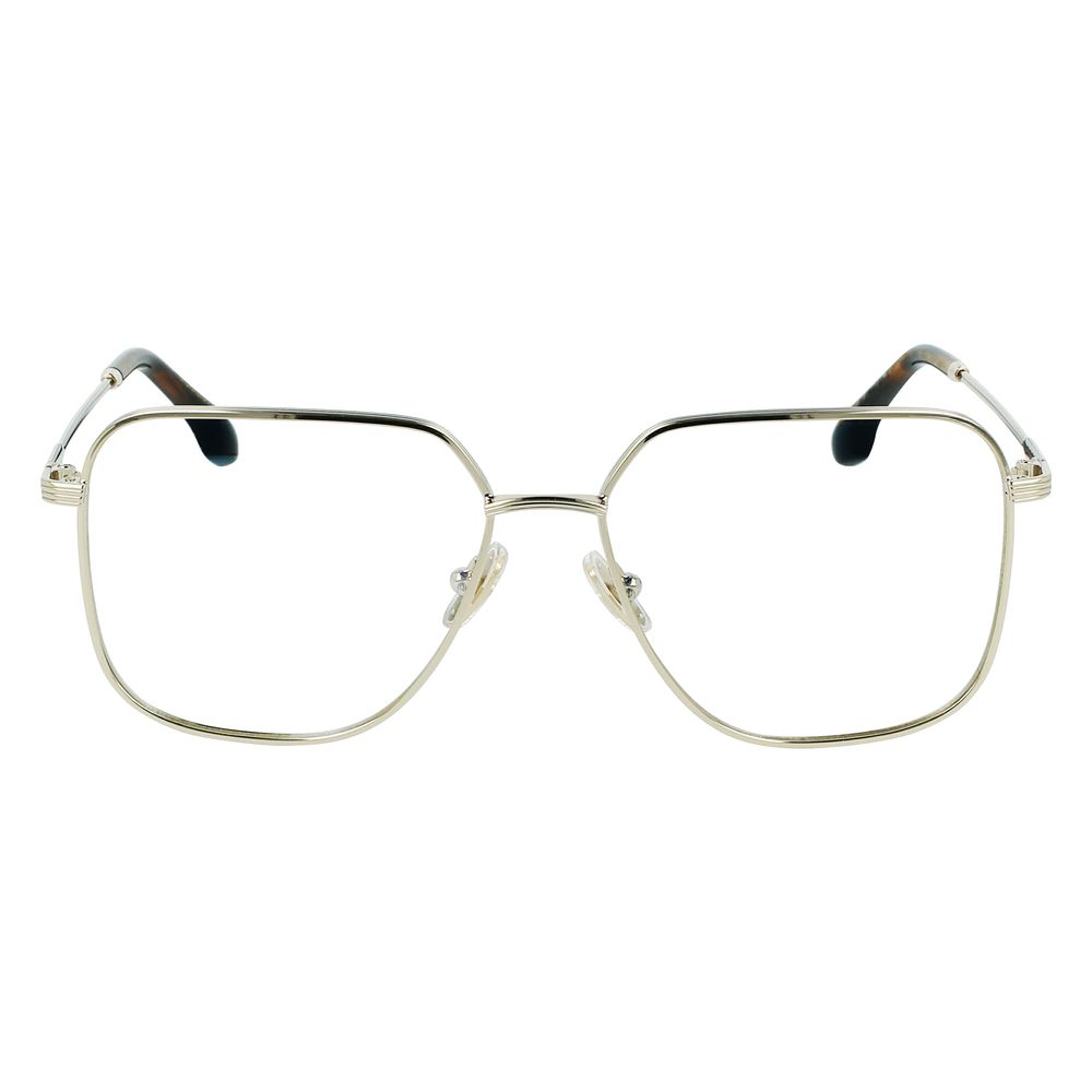 Victoria Beckham Gold Metal Glasses Frames Victoria Beckham