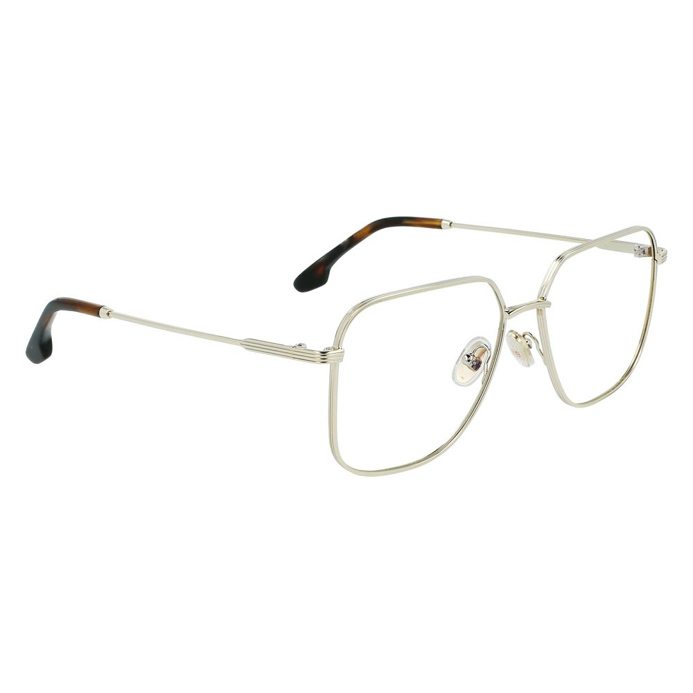 Victoria Beckham Gold Metal Glasses Frames Victoria Beckham