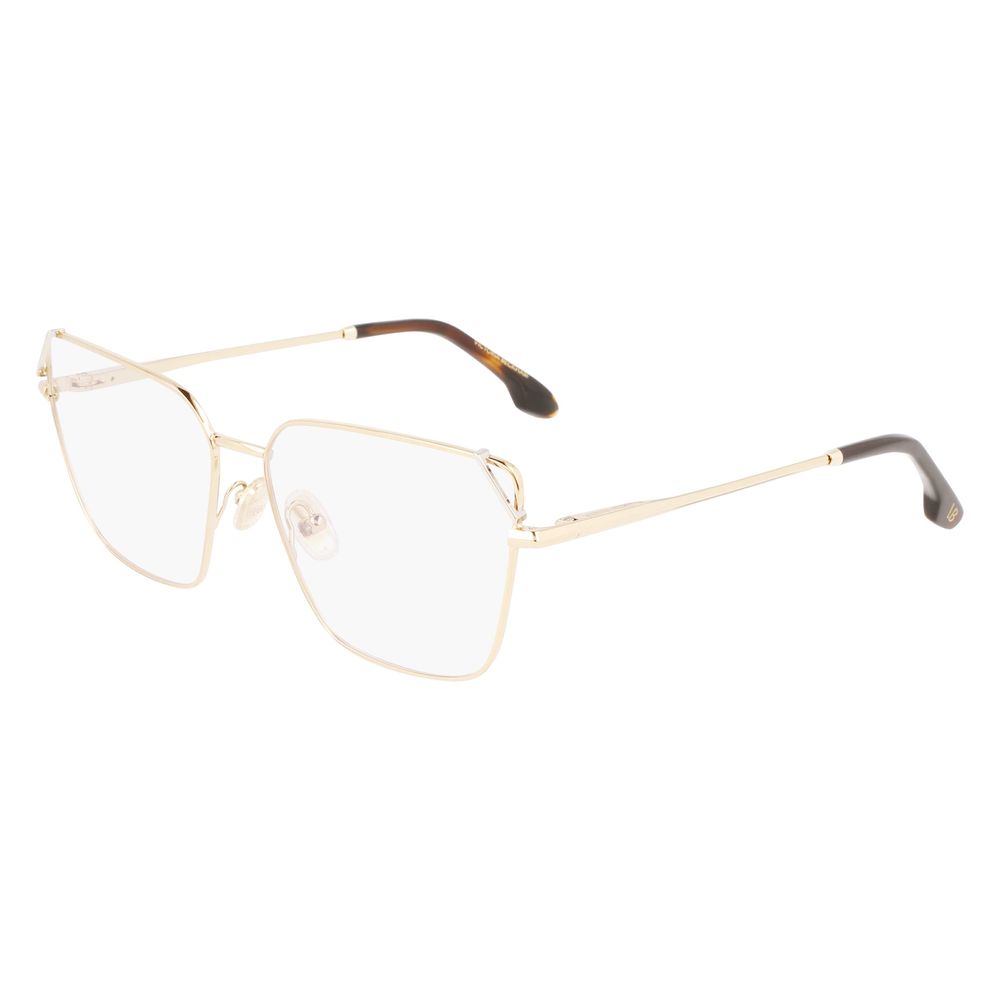 Victoria Beckham Gold Metal Glasses Frames Victoria Beckham