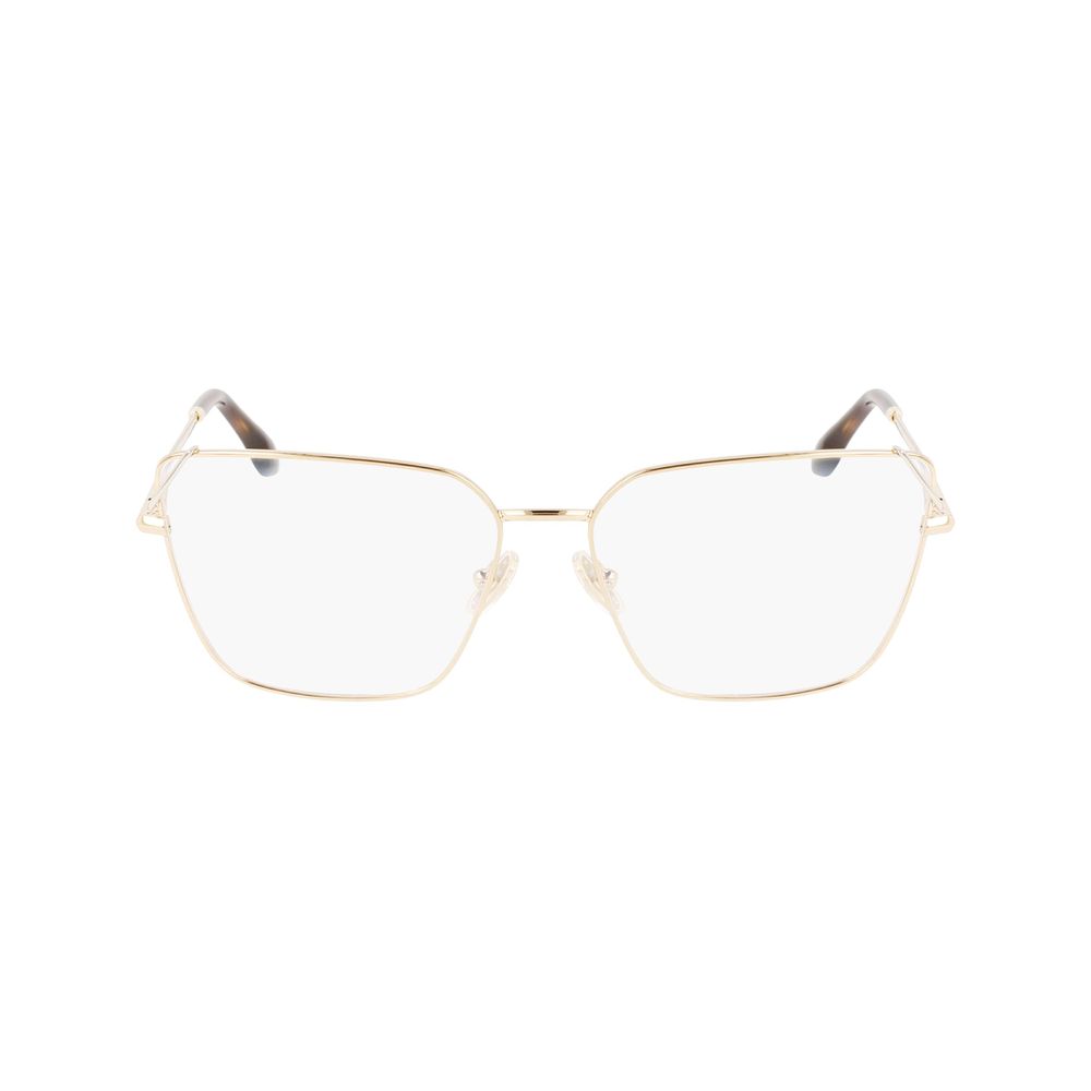 Victoria Beckham Gold Metal Glasses Frames Victoria Beckham