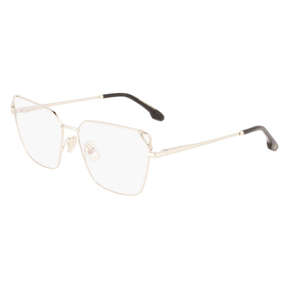 Victoria Beckham Gold Metal Glasses Frames Victoria Beckham
