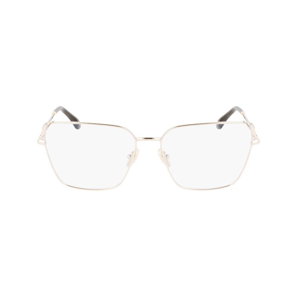 Victoria Beckham Gold Metal Glasses Frames Victoria Beckham