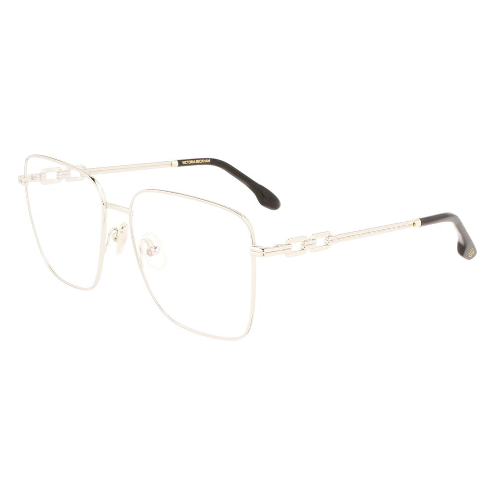 Victoria Beckham Gold Metal Glasses Frames Victoria Beckham