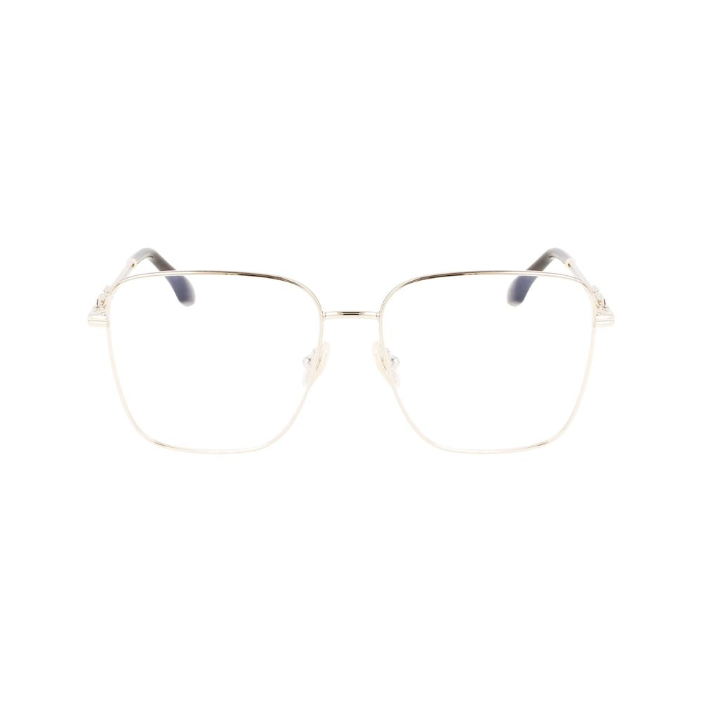 Victoria Beckham Gold Metal Glasses Frames Victoria Beckham