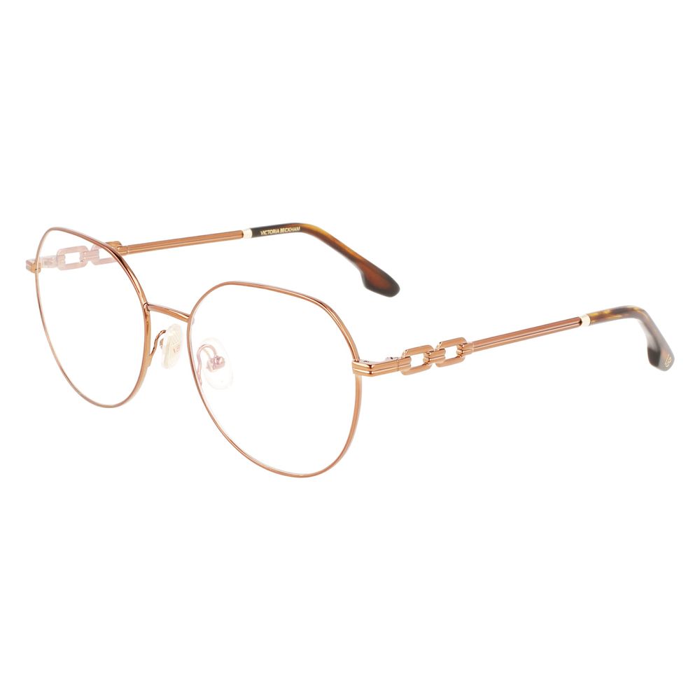Victoria Beckham Brown Metal Glasses Frames Victoria Beckham