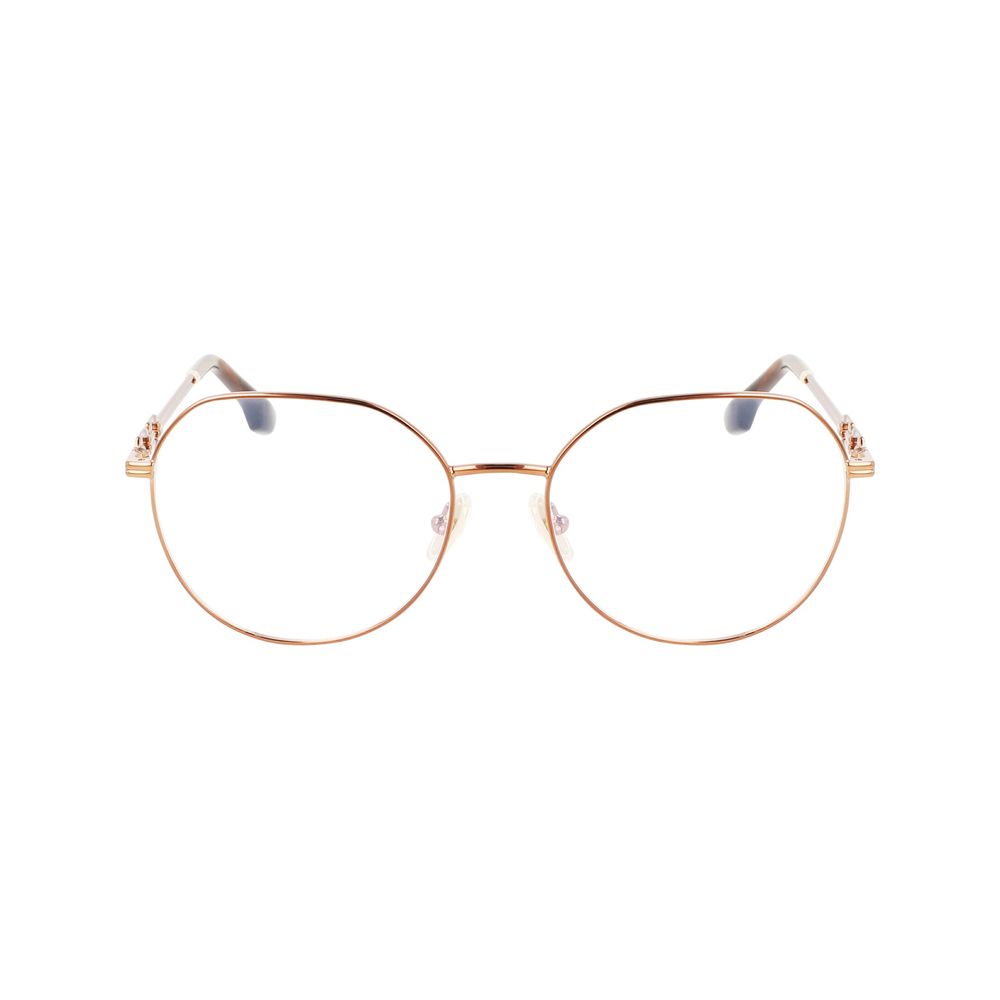 Victoria Beckham Brown Metal Glasses Frames Victoria Beckham