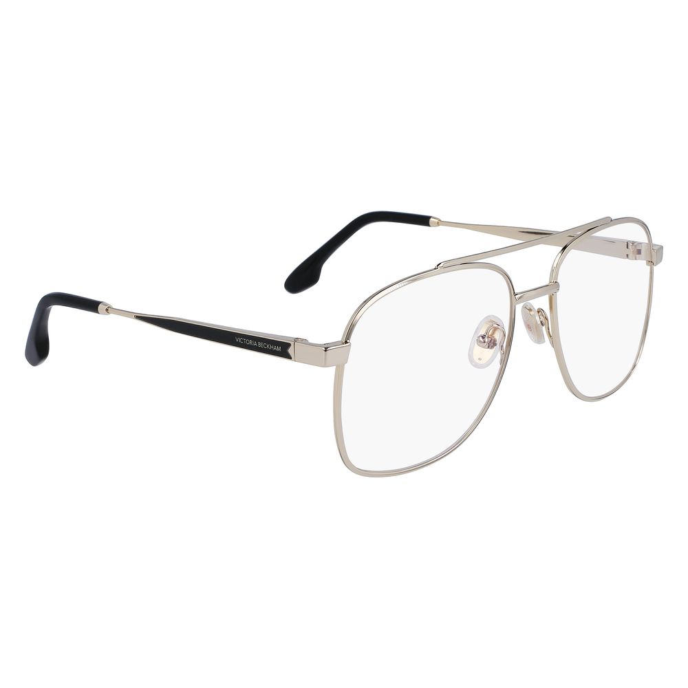 Victoria Beckham Gold Metal Glasses Frames Victoria Beckham