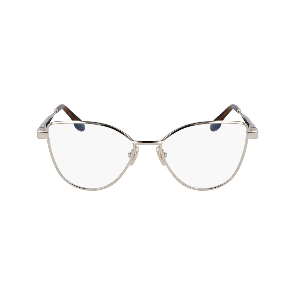 Victoria Beckham Gold Metal Glasses Frames Victoria Beckham