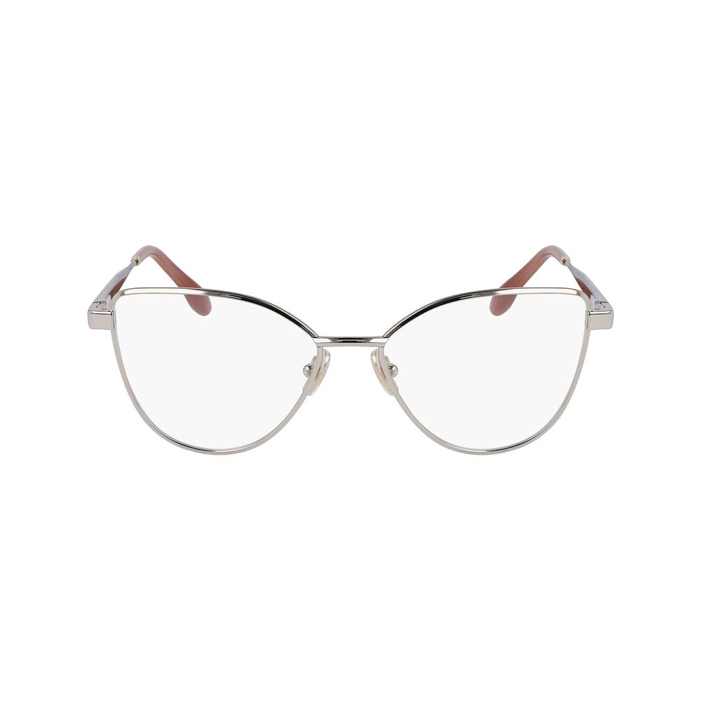 Victoria Beckham Gold Metal Glasses Frames Victoria Beckham