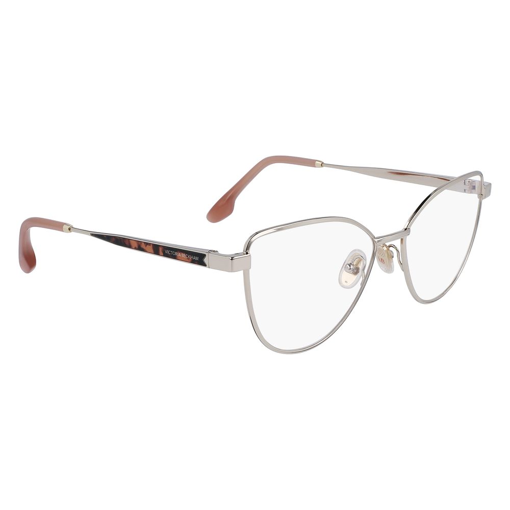 Victoria Beckham Gold Metal Glasses Frames Victoria Beckham