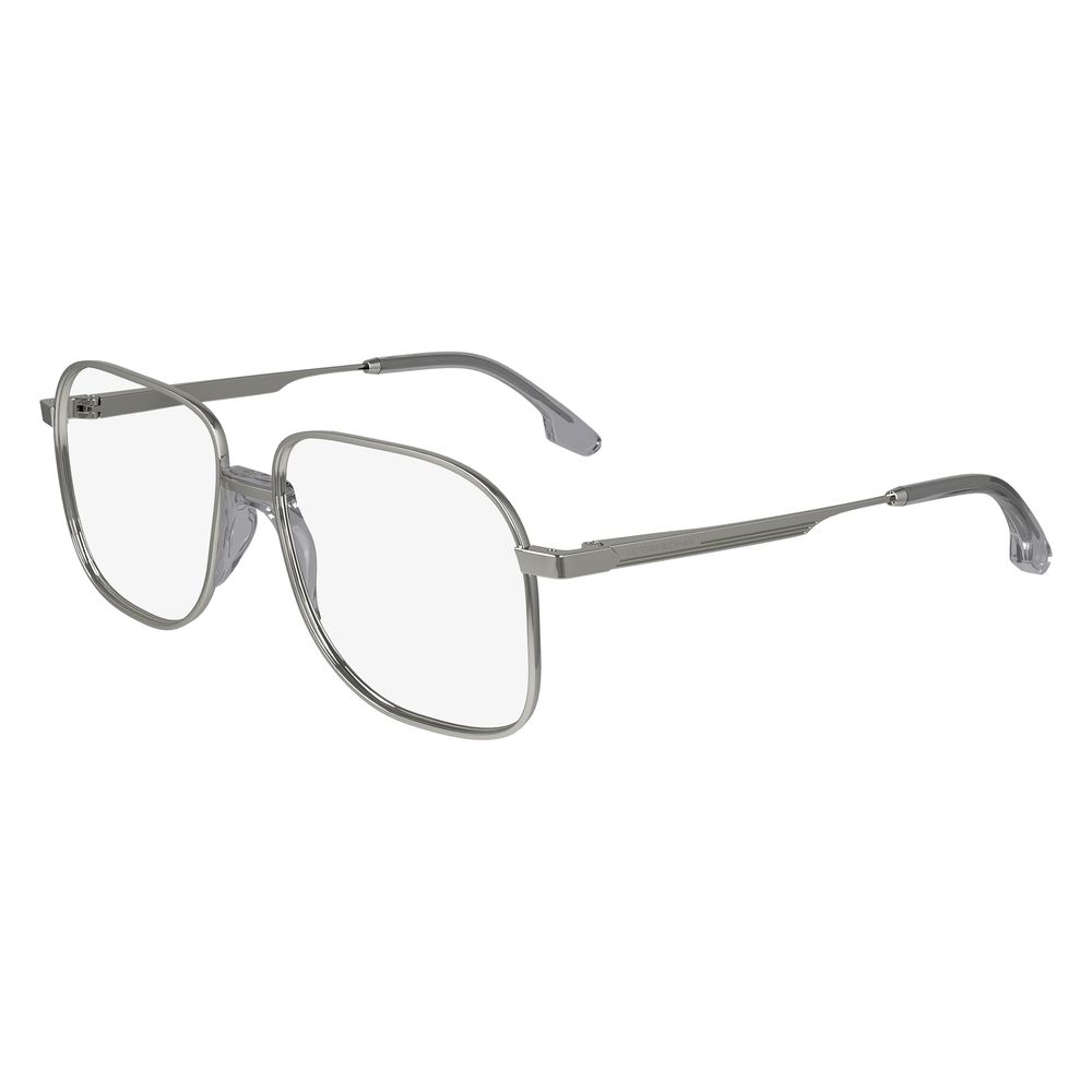 Victoria Beckham Gray Metal Glasses Frames Victoria Beckham
