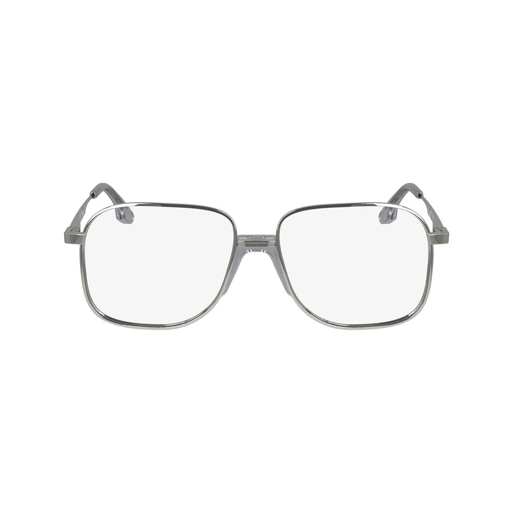 Victoria Beckham Gray Metal Glasses Frames Victoria Beckham