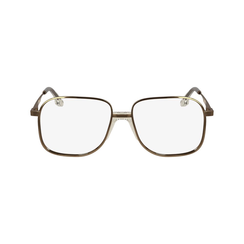 Victoria Beckham Gold Metal Glasses Frames Victoria Beckham
