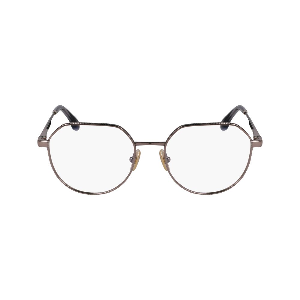 Victoria Beckham Gray Metal Glasses Frames Victoria Beckham