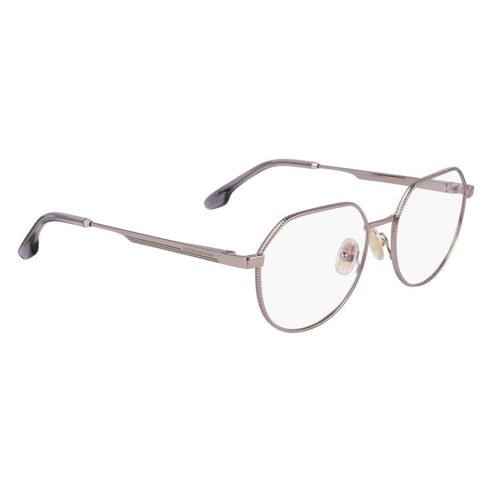 Victoria Beckham Gray Metal Glasses Frames Victoria Beckham