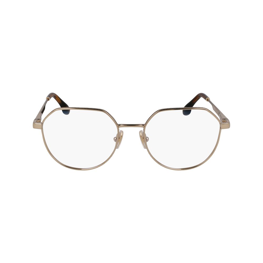Victoria Beckham Gold Metal Glasses Frames Victoria Beckham