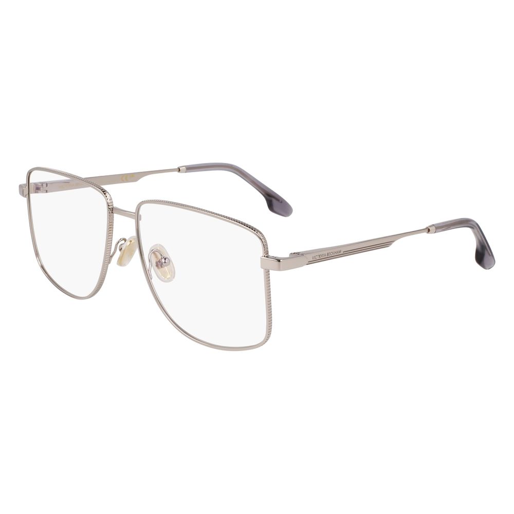 Victoria Beckham Gray Metal Glasses Frames Victoria Beckham