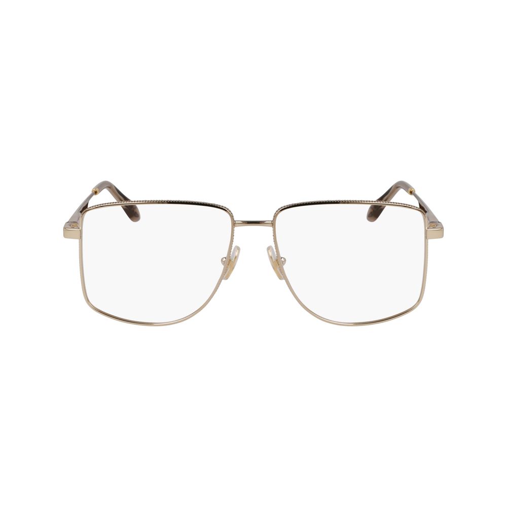 Victoria Beckham Gold Metal Glasses Frames Victoria Beckham