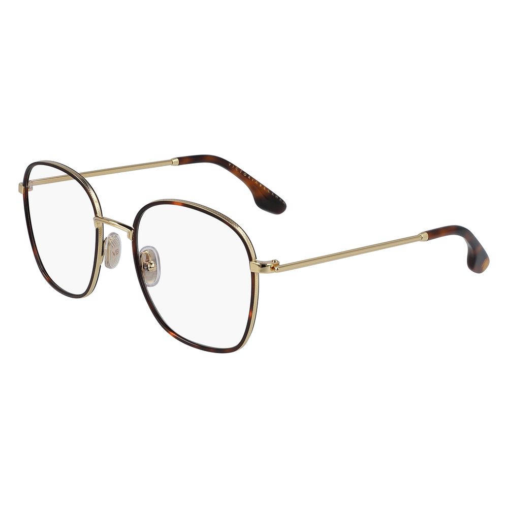 Victoria Beckham Brown Metal Glasses Frames Victoria Beckham
