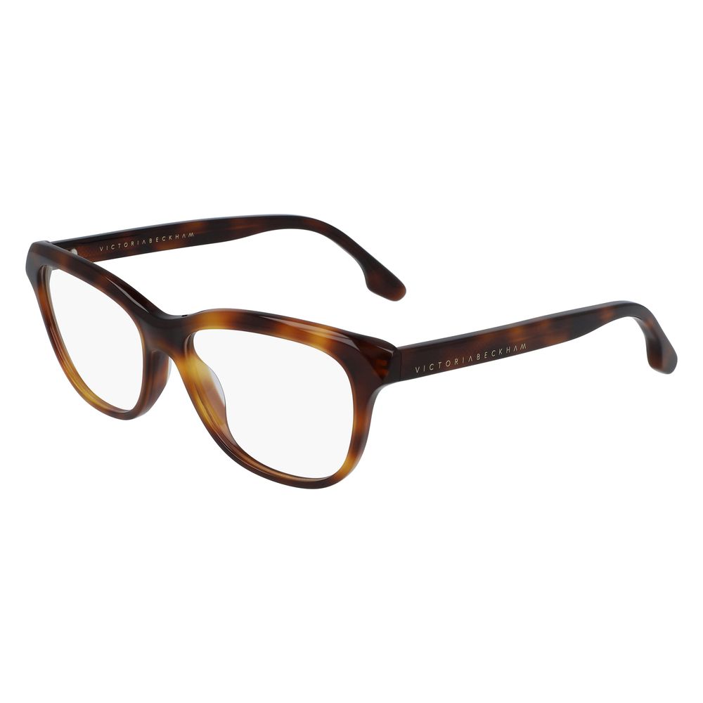 Victoria Beckham Brown Acetate Glasses Frames
