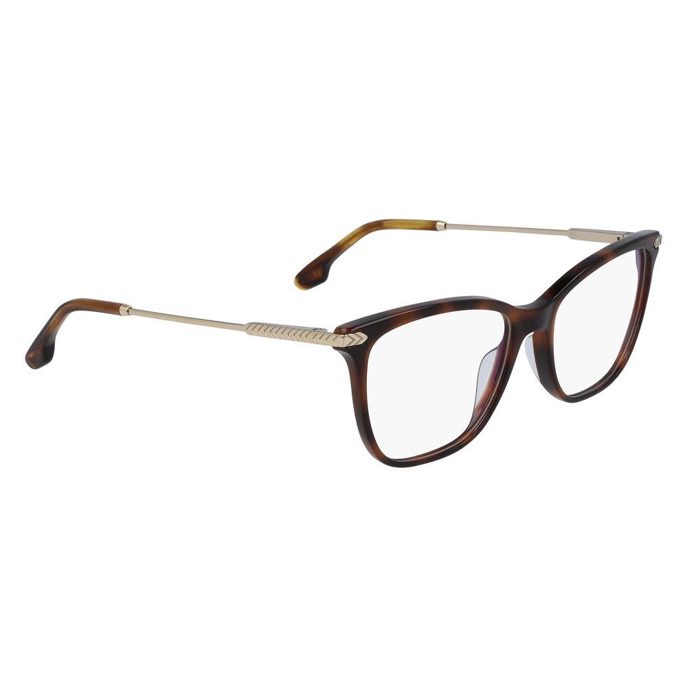 Victoria Beckham Brown Acetate Glasses Frames Victoria Beckham