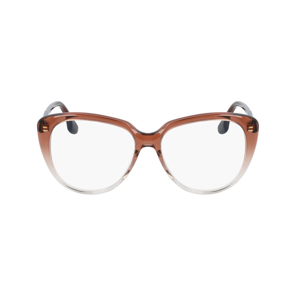 Victoria Beckham Brown Acetate Glasses Frames Victoria Beckham