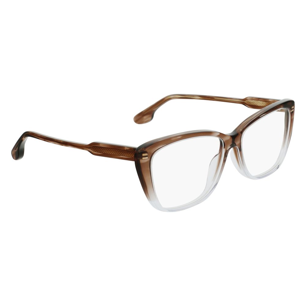 Victoria Beckham Brown Acetate Glasses Frames Victoria Beckham