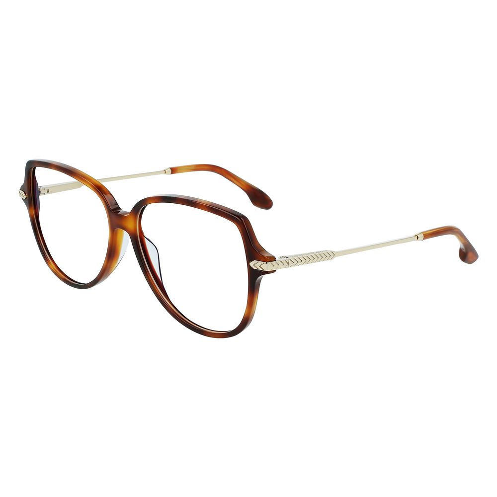 Victoria Beckham Brown Acetate Glasses Frames Victoria Beckham