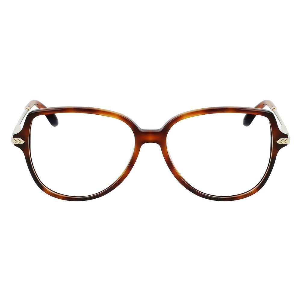 Victoria Beckham Brown Acetate Glasses Frames Victoria Beckham