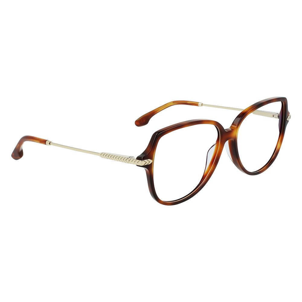 Victoria Beckham Brown Acetate Glasses Frames Victoria Beckham