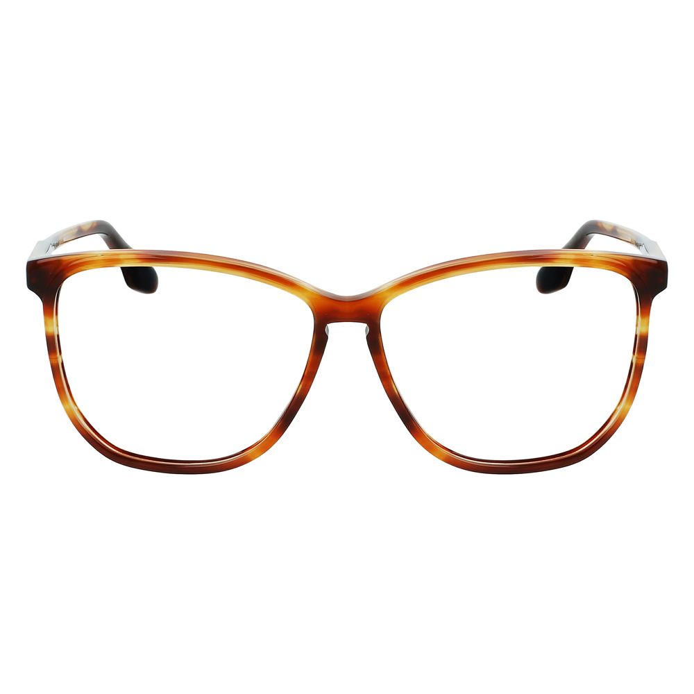Victoria Beckham Brown Acetate Glasses Frames Victoria Beckham