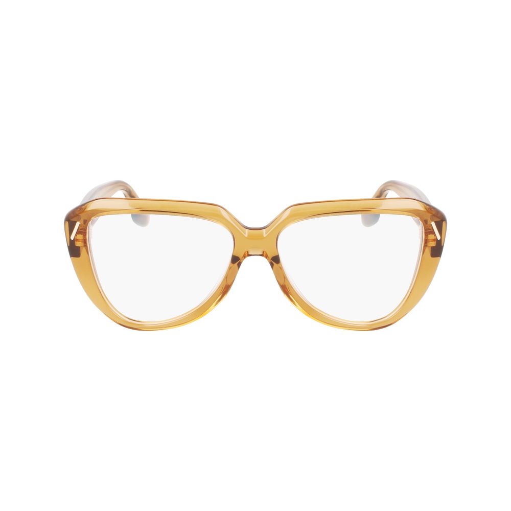 Victoria Beckham Brown Acetate Glasses Frames Victoria Beckham