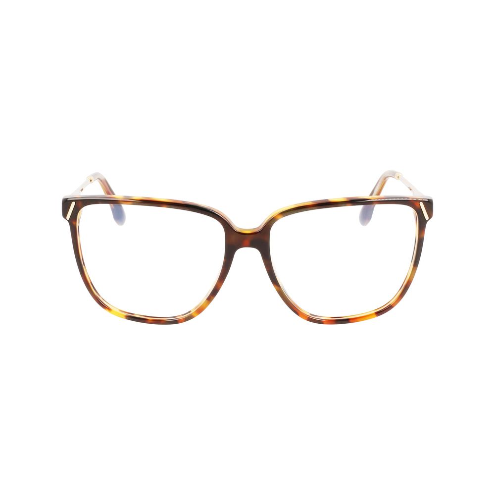 Victoria Beckham Brown Acetate Glasses Frames Victoria Beckham