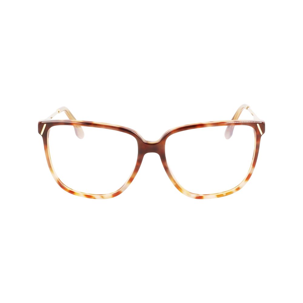Victoria Beckham Brown Acetate Glasses Frames Victoria Beckham