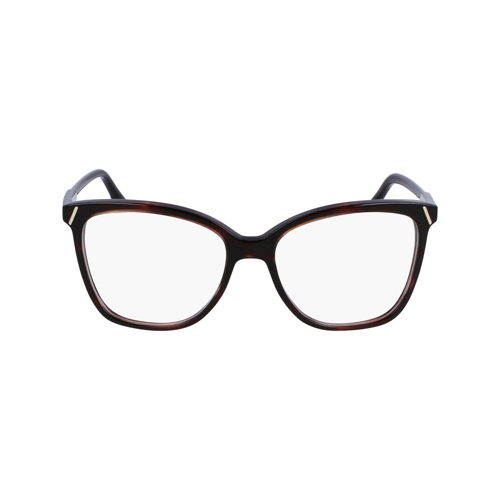 Victoria Beckham Brown Acetate Glasses Frames Victoria Beckham