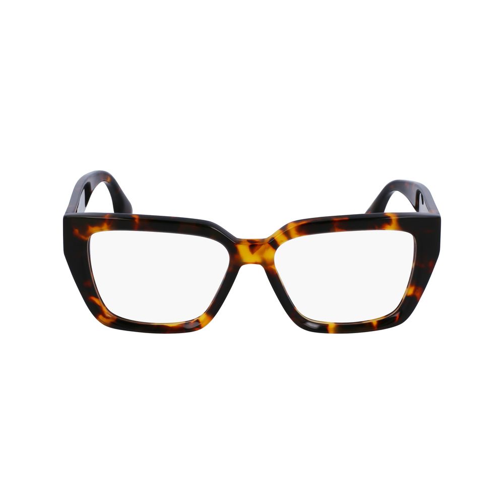 Victoria Beckham Brown Acetate Glasses Frames