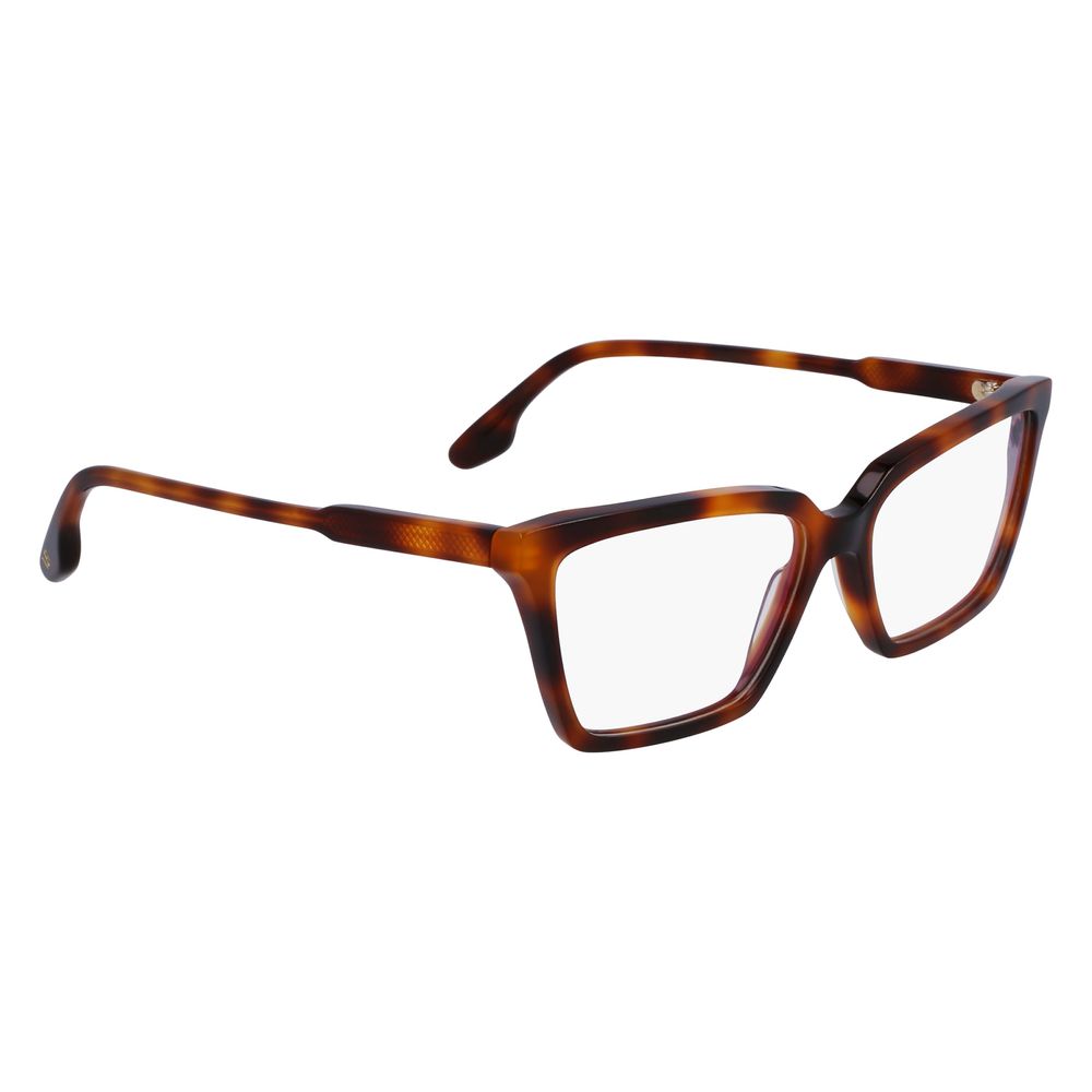 Victoria Beckham Brown Acetate Glasses Frames Victoria Beckham