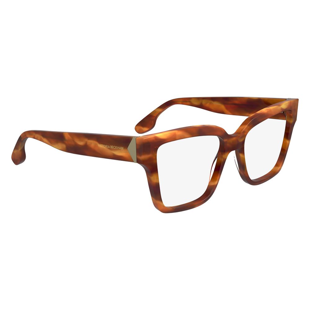 Victoria Beckham Brown Acetate Glasses Frames Victoria Beckham