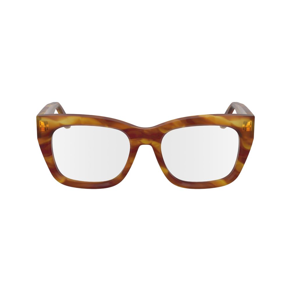 Victoria Beckham Brown Acetate Glasses Frames Victoria Beckham