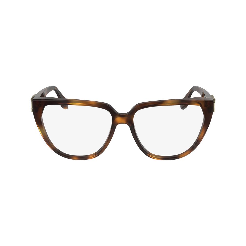 Victoria Beckham Brown Acetate Glasses Frames Victoria Beckham